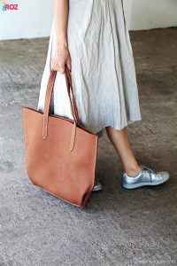 raf simons and leather tote