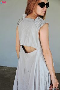 rochie gri casual