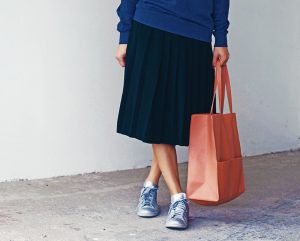fusta-plisata-uniqlo