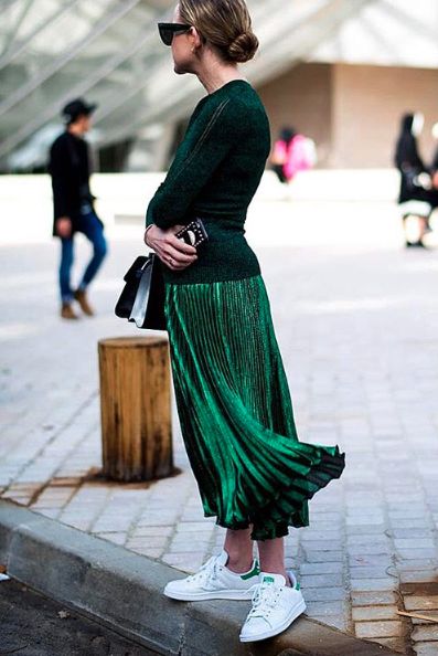 green-skirt
