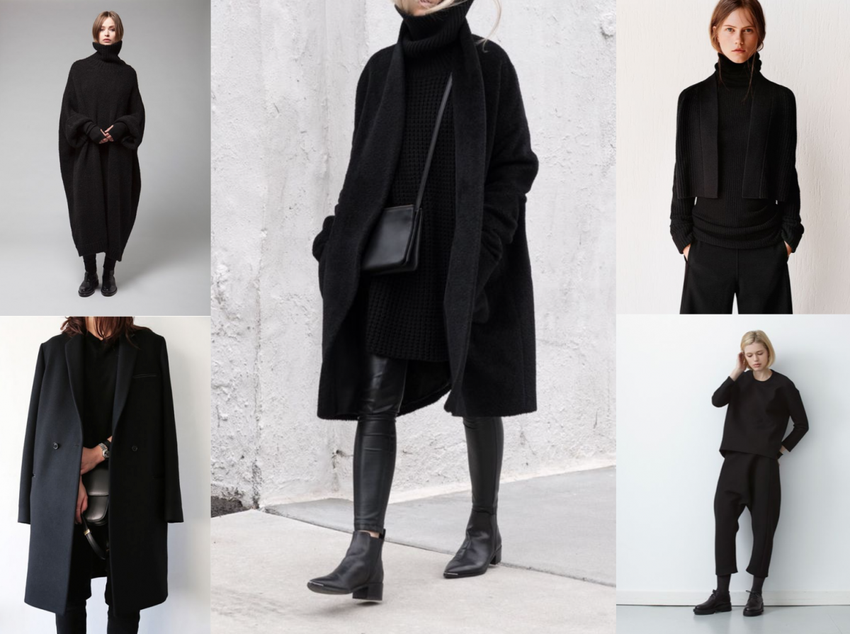 all black outfit