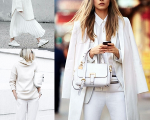 all white outfit