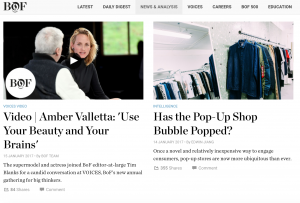 articole business of fashion