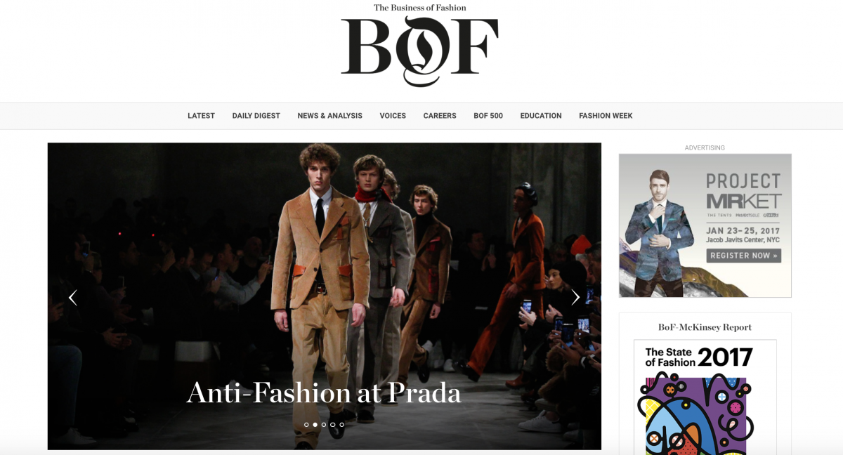 business of fashion