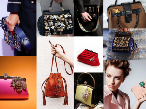 brooch and bag