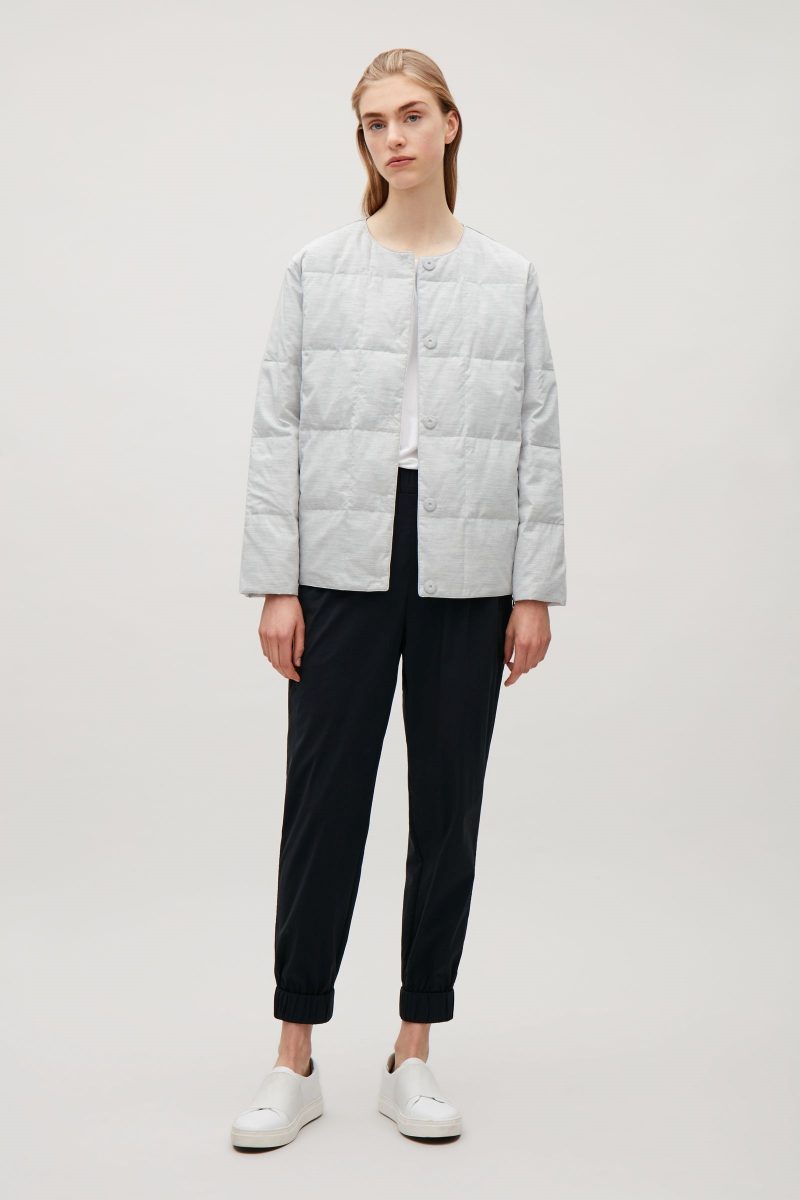 cos padded quilted jacket