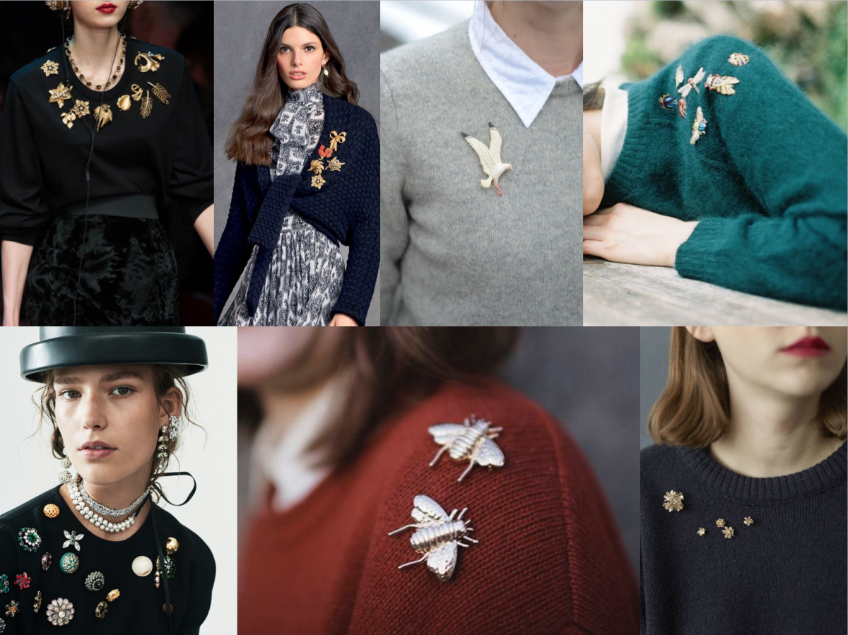 how to wear a brooch