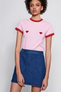 tricou cu inimi