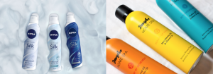 geluri de dus nivea si douglas home spa