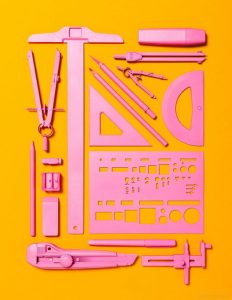pink objects