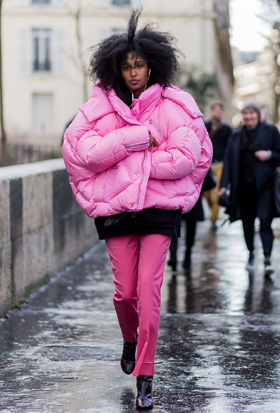 pink puffa