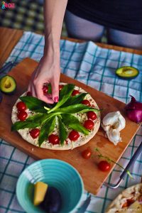 pizza cu leurda