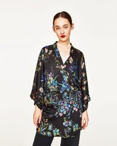 kimono scurt zara