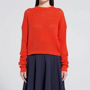 pulover rosu uniqlo