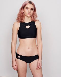 costum de baie negru