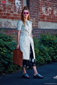 calvin klein collection safari dress