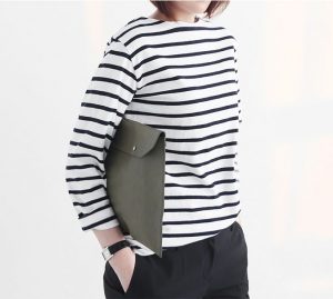 stripe tee outfit