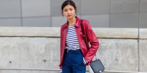 striped tee outfit