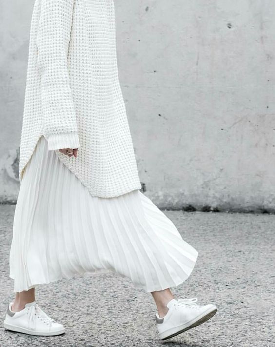 all white