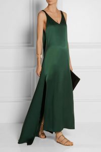green dress