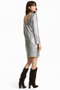 rochie argintie hm