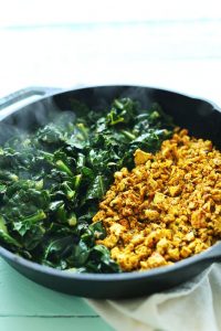 sweet potato and kale breakfast