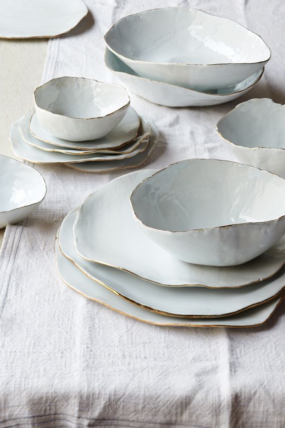 white ceramics