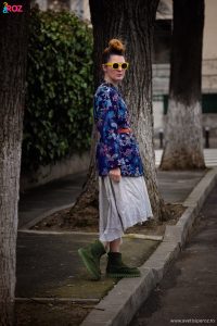 tinuta cu un kimono zara