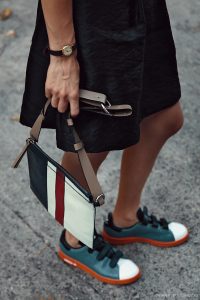 raf simons adidas and black dress