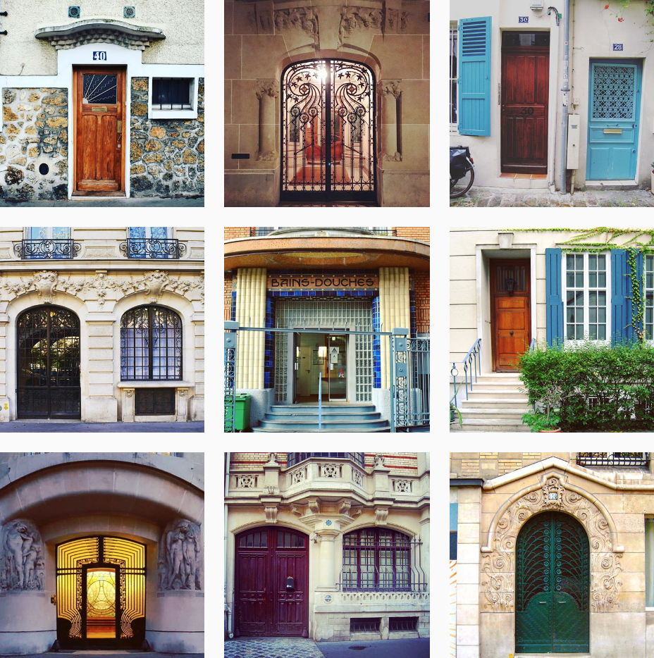 doorways of paris