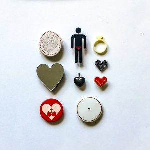 accesorii in forma de inima