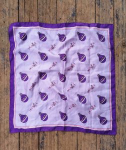 esarfa retro cu avioane si baloane