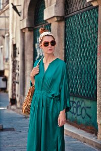 green inwear dress