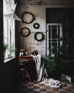 decor minimalist de craciun