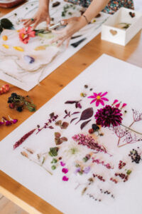 flat lays workshop zofretreats