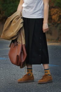 birkenstock si fusta plisata